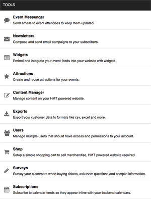 Ticketing tools
