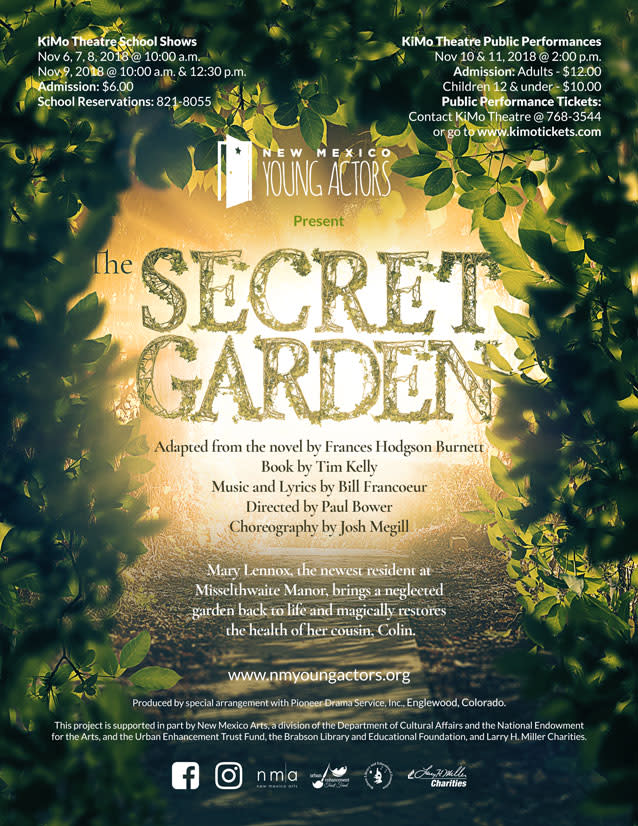 The Secret Garden Public Performance Music And Lyrics By