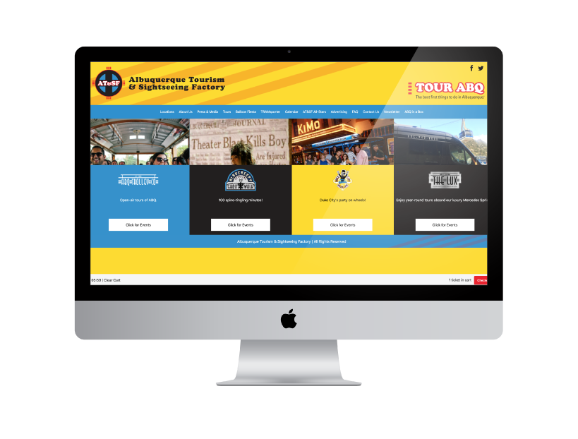 Custom Tour and Attraction Website