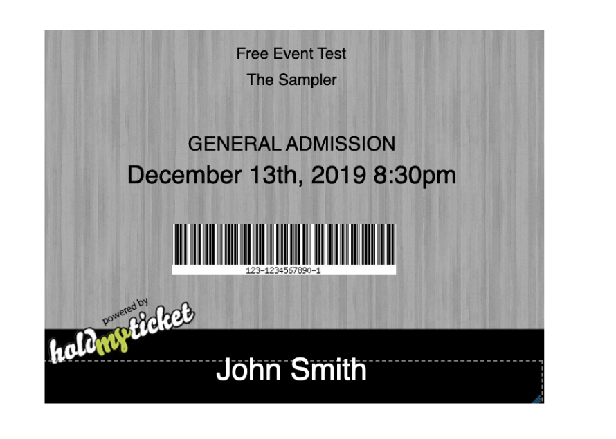 HoldMyTicket Badges Example