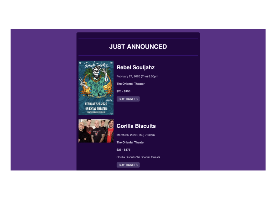 HoldMyTicket Event Newsletters